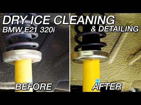 BMW E21 320i Dry Ice Cleaning & Detailing