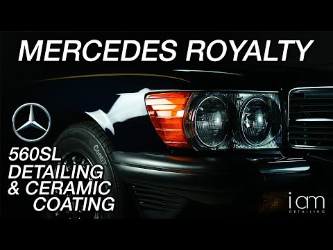 Detailing & Ceramic Coating Mercedes 560SL Convertible