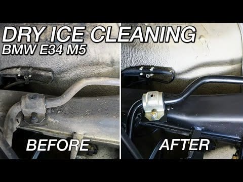 BMW M5 E34 – DRY ICE CLEANING THERAPY