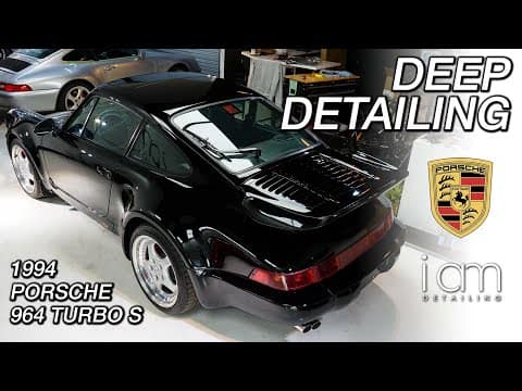 Dry Ice Cleaning | Detailing & PPF on $1M+ Porsche 964 Turbo S