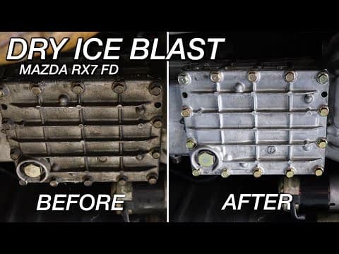 Mazda RX7 FD Dry Ice Cleaning the JDM ROYALTY