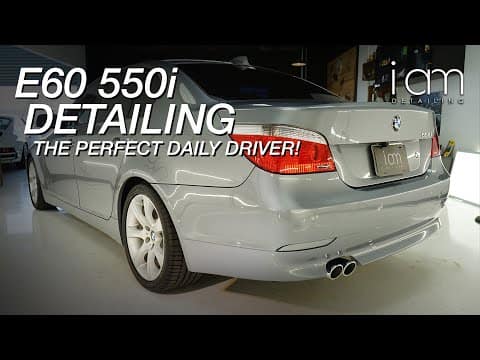 BMW 550i E60 Paint Correction, Ceramic Coating, & Dry Ice Cleaning
