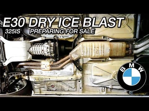 E30 BMW 325is with 200k KM – Dry Ice Cleaning – prep For Sale