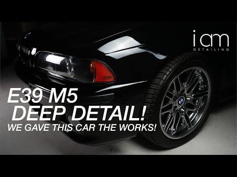 DETAILING BMW E39 M5 | Dry Ice Cleaning, Paint Correction, PPF, Ceramic Coating, Interior,the works!