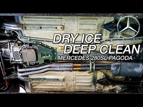 DRY ICE CLEANING – Pagoda | Mercedes Benz 280SL
