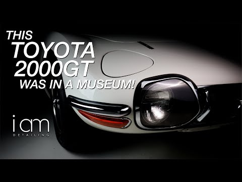 $1Million Toyota!!  DETAILING The First Japanese Super Car