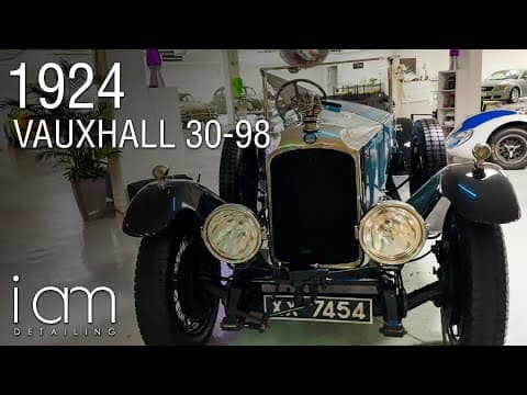 1924 Vauxhall 30-98 || Paint Correction and Wax