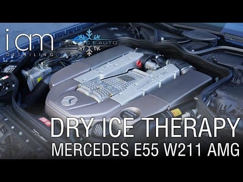 DRY ICE CLEANING THERAPY – Mercedes Benz W211 E55 AMG Wagon