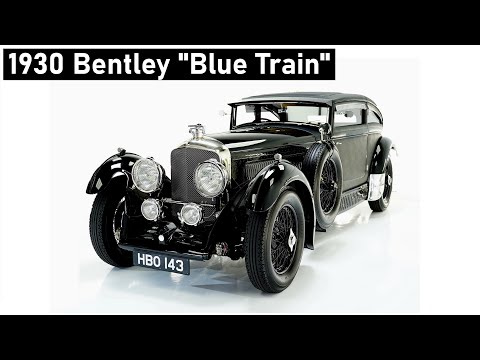 120+ man hours Concourse Detailing 1930 Bentley “Blue Train” Re-creation