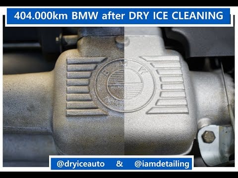 404.000km BMW 535i E34 after DRY ICE CLEANING on budget!