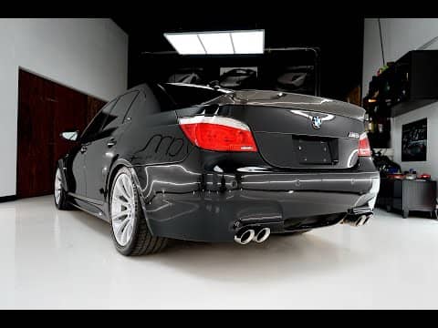 The CLEANEST 100k miles BMW M5 V10! Paint Correction, Ceramic Coating, Headlights, Interior!