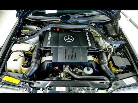 DRY ICE CLEANING engine Mercedes-Benz 500E W124