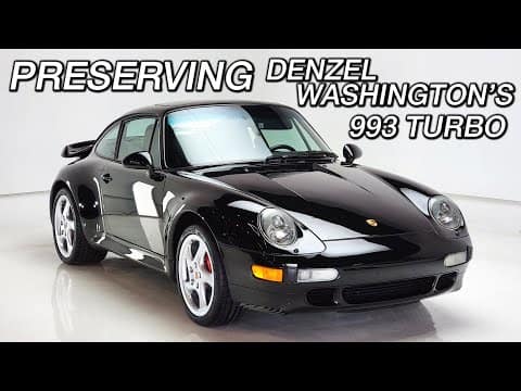 Denzel Washington Porsche 911 Turbo Detailing & Dry Ice Cleaning