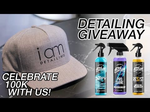 100k Subscriber GIVEAWAY! Watch to WIN a detailing prize pack (Check description)