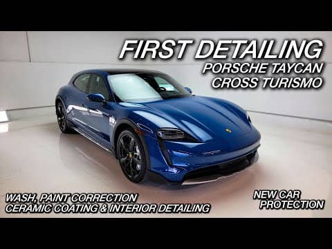 Detailing Porsche Taycan Cross Turismo | New Car Protection