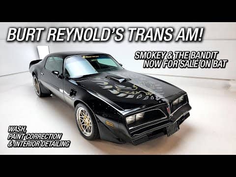 Detailing Burt Reynold’s Pontiac Firebird Trans Am – Smokey & The Bandit