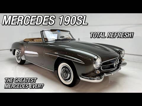 Mercedes Benz 190SL Dry Ice Cleaning, Paint Correction, Interior Detailing