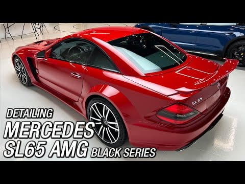 Mercedes Benz SL65 AMG Black Series – Wash & Paint Correction for BaT