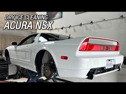 Dry Ice Cleaning ACURA NSX – Clean With Me 2022