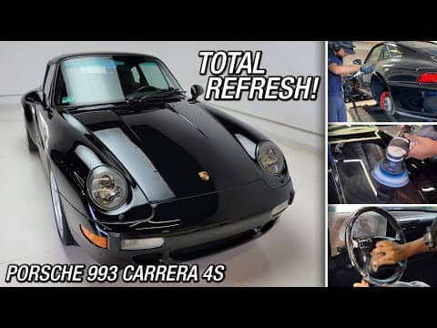 Restoring Porsche 993 Carrera 4S – Dry Ice Cleaning & Detailing