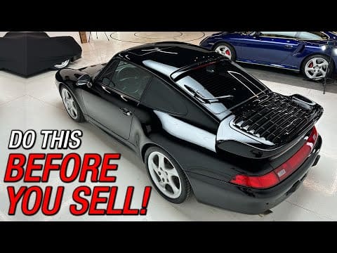 What To Do BEFORE YOU SELL YOUR CAR – Porsche 993 Turbo Detailing