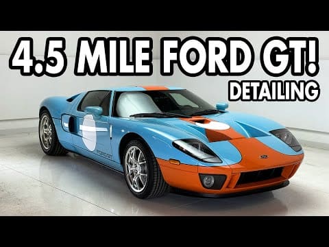 ONLY 4.5 MILES! Ford GT Heritage Detailing – Paint Correction