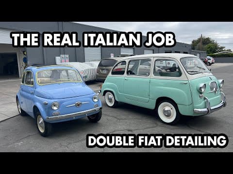Detailing Italian Cars – Fiat 600 Multipla and Fiat 500 // ICONIC