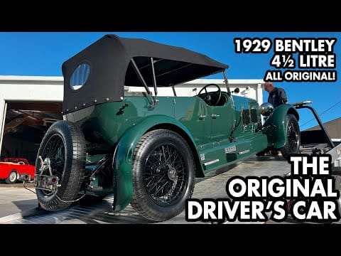 Detailing almost 100 YEAR OLD original Bentley Tourer by Vanden Plas